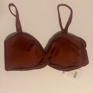 NWT Andie Swim The Capri Swim in Truffle